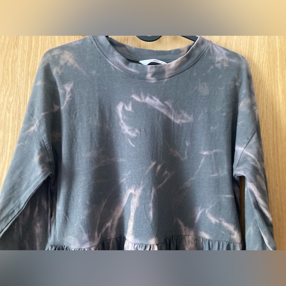 John Lewis - NWOT tie dye mini long sleeve jersey dress / tunic - Picture 2 of 6